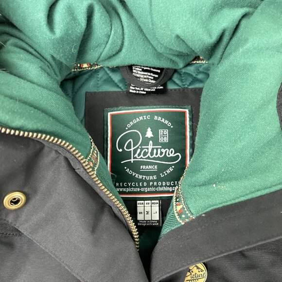 Womens Picture Organic Clothing Insulated Down Puffer Vest Size US Small Recycle - Picture 4 of 7